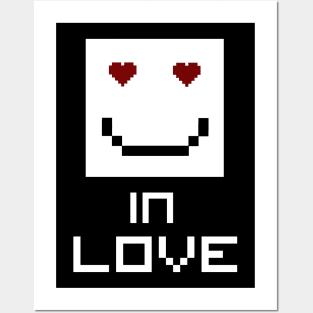 pixel in love Posters and Art